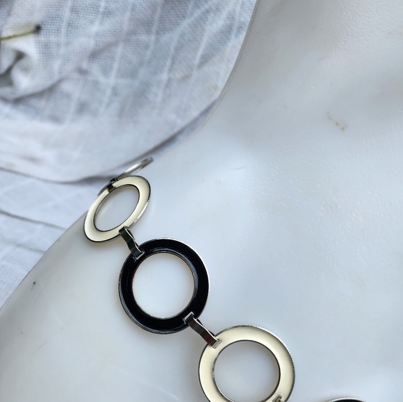 Vintage Modernist Circle BELT M - Picture 7 of 13